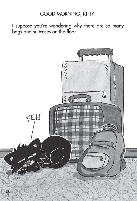 Bad Kitty Meets the Baby (paperback black-and-white edition)