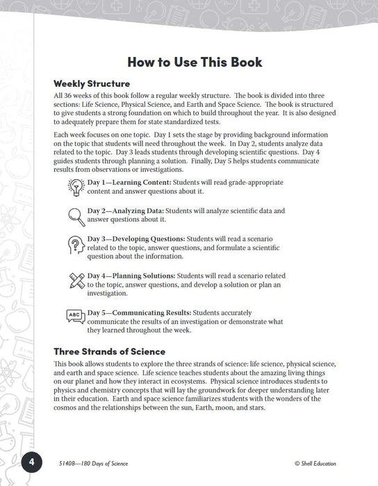 180 Days™: Science, Earth and Space Science for 2nd Grade Practice Workbook for Classroom and Home, Cool and Fun Practice Created by Teachers (180 Days of Practice) - CharlottesWebTheChildrensBookStore.comCharlottesWebTheChildrensBookStore9781425814083