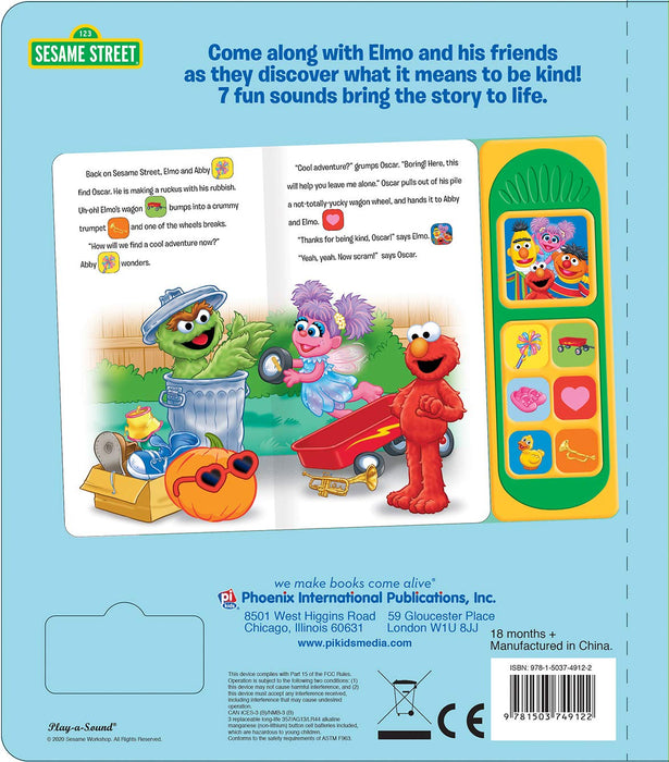 Sesame Street Elmo, Abby Cadabby, Zoe, and More! - It's Cool to Be Kind Sound Book - PI Kids (Play-A-Sound)