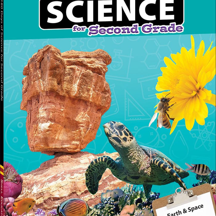 180 Days™: Science, Earth and Space Science for 2nd Grade Practice Workbook for Classroom and Home, Cool and Fun Practice Created by Teachers (180 Days of Practice) - CharlottesWebTheChildrensBookStore.comCharlottesWebTheChildrensBookStore9781425814083