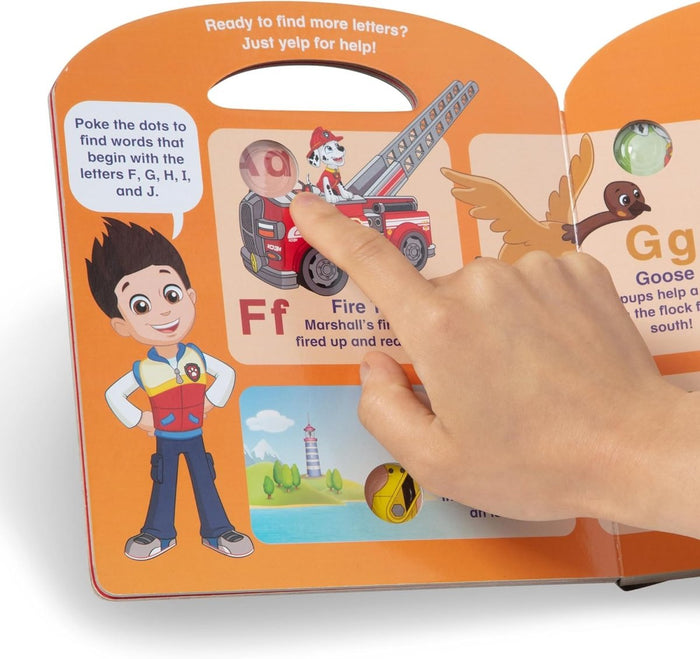 Melissa & Doug PAW Patrol Children's Book - Poke-A-Dot: Alphabet Adventure by - CharlottesWebTheChildrensBookStore.comCharlottesWebTheChildrensBookStore000772332637