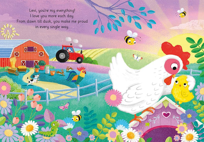 Levi I Love You, a Bushel and a Peck!: A Sweet Personalized Book for Kids