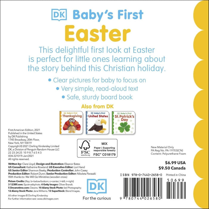 Baby's First Easter (Baby's First Holidays) by DK - CharlottesWebTheChildrensBookStore.comCharlottesWebTheChildrensBookStore9780744026580
