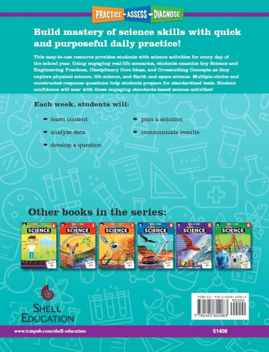 180 Days™: Science, Earth and Space Science for 2nd Grade Practice Workbook for Classroom and Home, Cool and Fun Practice Created by Teachers (180 Days of Practice) - CharlottesWebTheChildrensBookStore.comCharlottesWebTheChildrensBookStore9781425814083