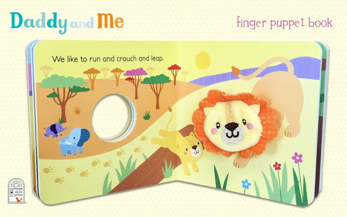 Daddy And Me Children's Finger Puppet Board Book, Suitable for all ages - CharlottesWebTheChildrensBookStore.comCharlottesWebTheChildrensBookStore9781680524413