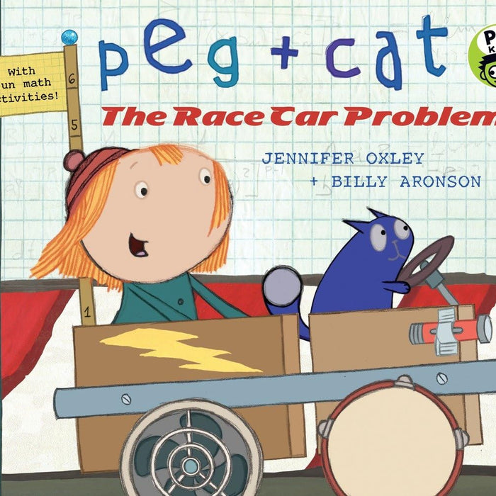 Peg + Cat: The Race Car Problem - CharlottesWebTheChildrensBookStore.comCharlottesWebTheChildrensBookStore9780763675585