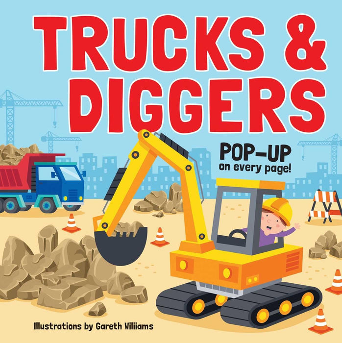 Trucks & Diggers: Pop-Up Book - CharlottesWebTheChildrensBookStore.comCharlottesWebTheChildrensBookStore9780655213383
