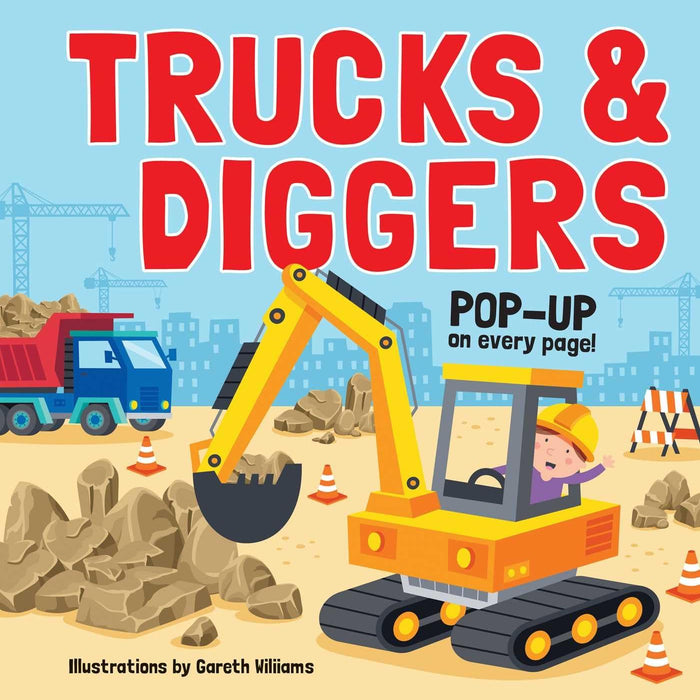 Trucks & Diggers: Pop-Up Book - CharlottesWebTheChildrensBookStore.comCharlottesWebTheChildrensBookStore9780655213383
