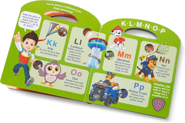 Melissa & Doug PAW Patrol Children's Book - Poke-A-Dot: Alphabet Adventure by - CharlottesWebTheChildrensBookStore.comCharlottesWebTheChildrensBookStore000772332637