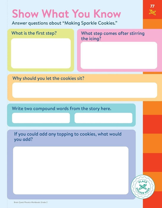 Brain Quest Phonics Workbook: Grade 2 - CharlottesWebTheChildrensBookStore.comCharlottesWebTheChildrensBookStore9781523527854