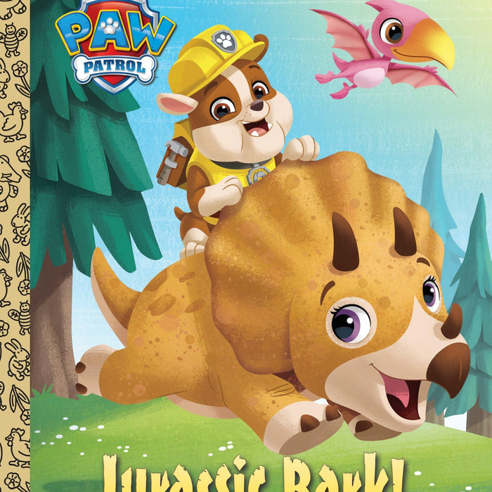 Jurassic Bark! (PAW Patrol) (Little Golden Book)