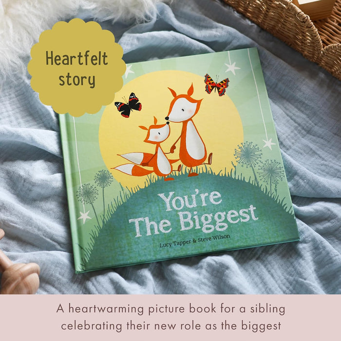 You're The Biggest: A Heartwarming New Sibling Gift Book for Big Brothers or Sisters – Hardcover Keepsake
