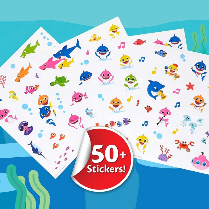 Crayola Baby Shark Coloring Pages and Stickers, Gift for Kids, Ages 3, 4, 5, 6 Color & Sticker - CharlottesWebTheChildrensBookStore.comCharlottesWebTheChildrensBookStore071662208134