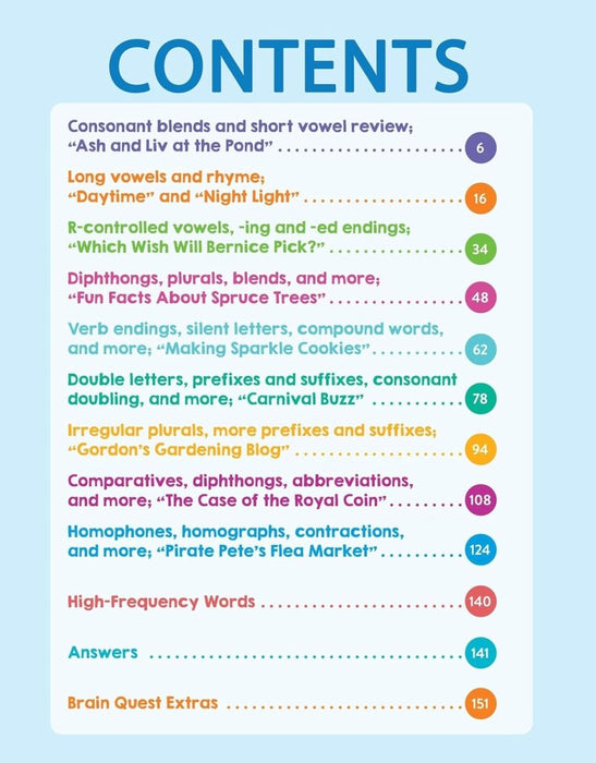 Brain Quest Phonics Workbook: Grade 2 - CharlottesWebTheChildrensBookStore.comCharlottesWebTheChildrensBookStore9781523527854