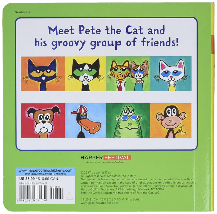 Pete the Cat: Meet Pete: A Tabbed Board Book for Kids