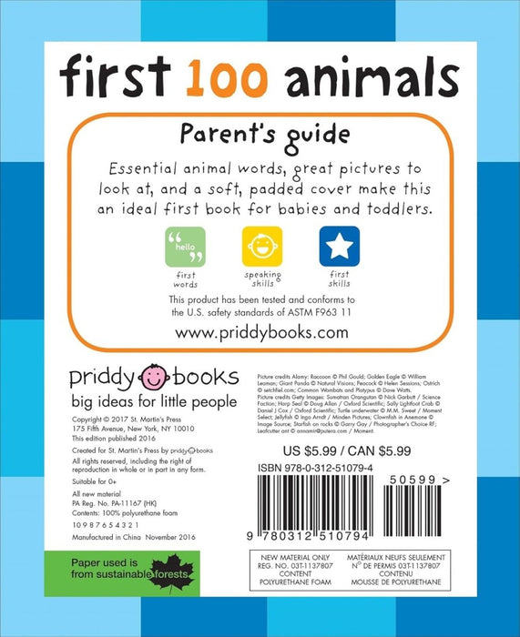 First 100 Animals: In the bestselling First 100 series - CharlottesWebTheChildrensBookStore.comCharlottesWebTheChildrensBookStore9780312510794