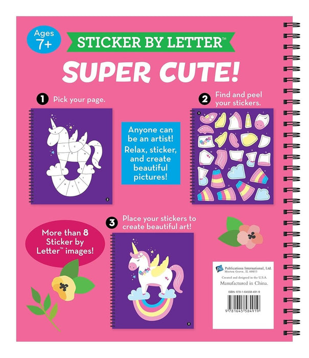 Brain Games - Sticker by Letter: Super Cute! - CharlottesWebTheChildrensBookStore.comCharlottesWebTheChildrensBookStore9781645584919