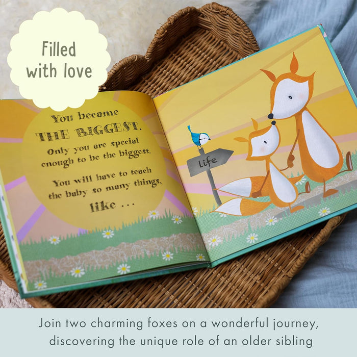 You're The Biggest: A Heartwarming New Sibling Gift Book for Big Brothers or Sisters – Hardcover Keepsake
