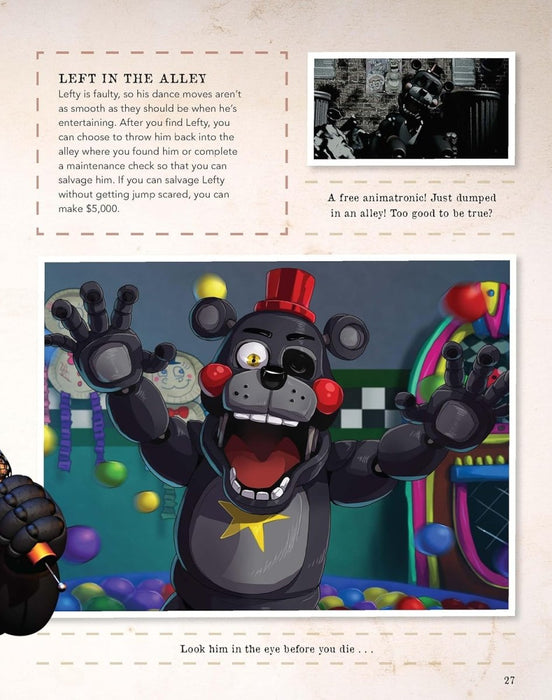 Five Nights at Freddy's Character Encyclopedia (An AFK Book) - CharlottesWebTheChildrensBookStore.comCharlottesWebTheChildrensBookStore9781338804737