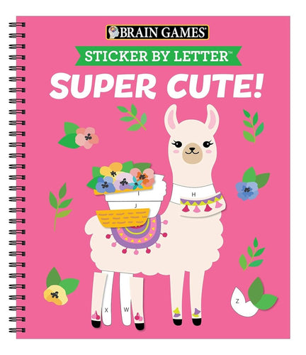 Brain Games - Sticker by Letter: Super Cute! - CharlottesWebTheChildrensBookStore.comCharlottesWebTheChildrensBookStore9781645584919