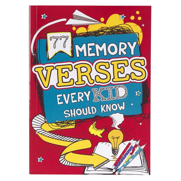 77 Memory Verses Every Kid Should Know, Ages 5-8 (77 for Kids Editions) by Christian Art Kids - CharlottesWebTheChildrensBookStore.comCharlottesWebTheChildrensBookStore9781432130770