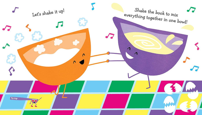 Stir Crack Whisk Bake: An Interactive Board Book about Baking for Toddlers and Kids (America's Test Kitchen Kids, Stocking Stuffer)