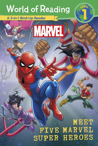 World of Reading: Meet Five Marvel Super Heroes by Marvel Press Book Group - CharlottesWebTheChildrensBookStore.comCharlottesWebTheChildrensBookStore9781368073677