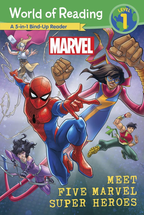 World of Reading: Meet Five Marvel Super Heroes by Marvel Press Book Group - CharlottesWebTheChildrensBookStore.comCharlottesWebTheChildrensBookStore9781368073677