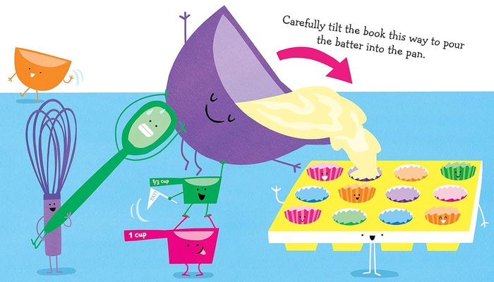 Stir Crack Whisk Bake: An Interactive Board Book about Baking for Toddlers and Kids (America's Test Kitchen Kids, Stocking Stuffer)