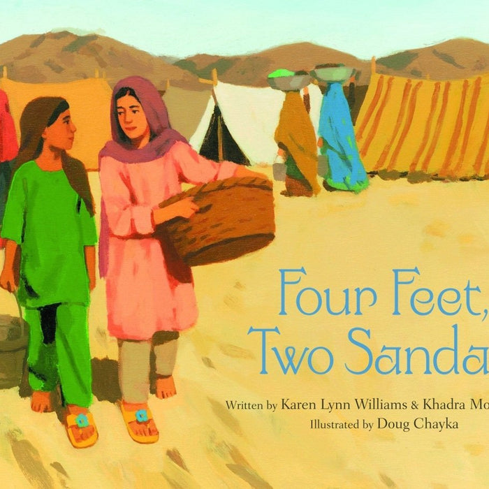 Four Feet, Two Sandals by Karen Lynn Williams, Khadra Mohammed - CharlottesWebTheChildrensBookStore.comCharlottesWebTheChildrensBookStore9780802852960