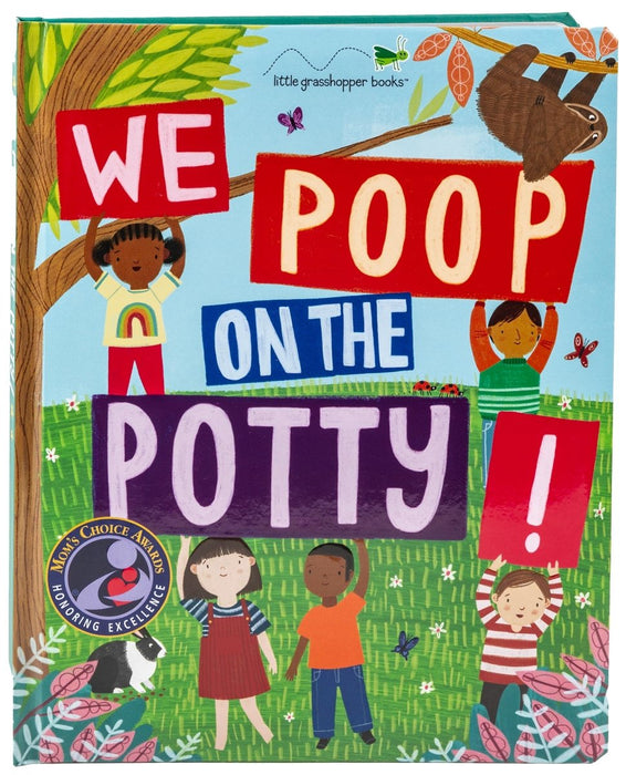 We Poop on the Potty!: Funny Potty Training Book for Toddlers | Mom's Choice Gold Award Winner | Teaches Bathroom Habits with Animals & Humor | Large Padded Board Book Gift for Boys & Girls - CharlottesWebTheChildrensBookStore.comCharlottesWebTheChildrensBookStore9781640309470