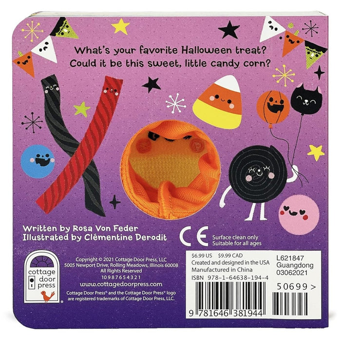 Candy Corn Kids Halloween & Thanksgiving Finger Puppet Board Book Ages 0-4 - CharlottesWebTheChildrensBookStore.comCharlottesWebTheChildrensBookStore9781646381944