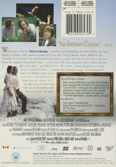 Disney's Tuck Everlasting - CharlottesWebTheChildrensBookStore.comCharlottesWebTheChildrensBookStore786936205794