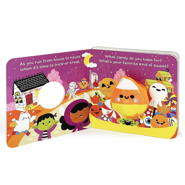 Candy Corn Kids Halloween & Thanksgiving Finger Puppet Board Book Ages 0-4 - CharlottesWebTheChildrensBookStore.comCharlottesWebTheChildrensBookStore9781646381944