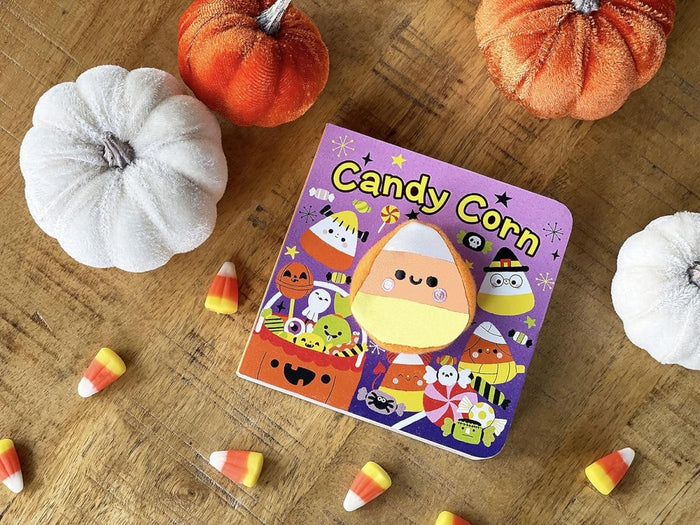 Candy Corn Kids Halloween & Thanksgiving Finger Puppet Board Book Ages 0-4 - CharlottesWebTheChildrensBookStore.comCharlottesWebTheChildrensBookStore9781646381944