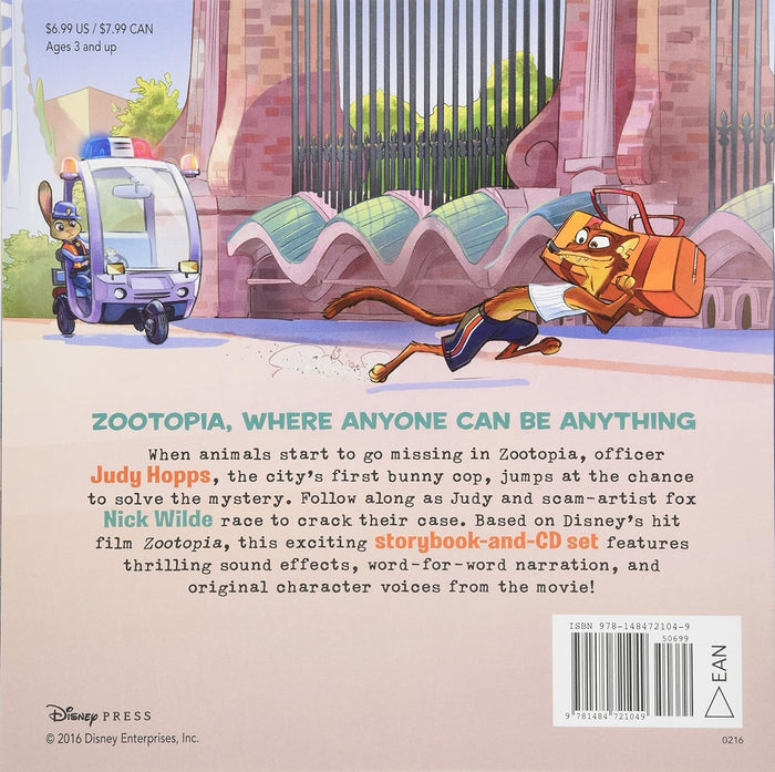 Zootopia Read-Along Storybook & CD